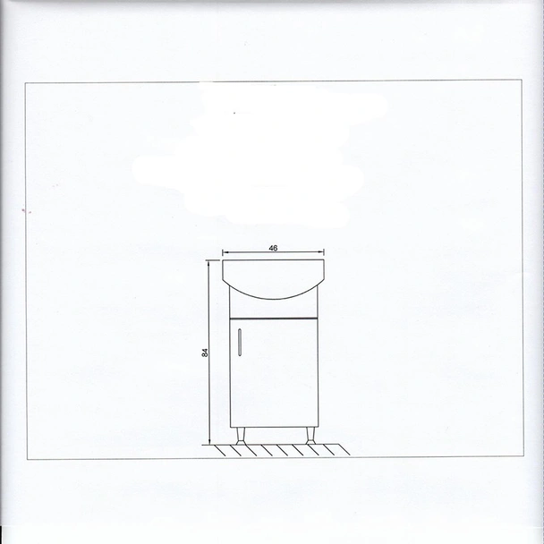 Шкаф за баня с мивка Opal 3 FORMA VITA - Image 2
