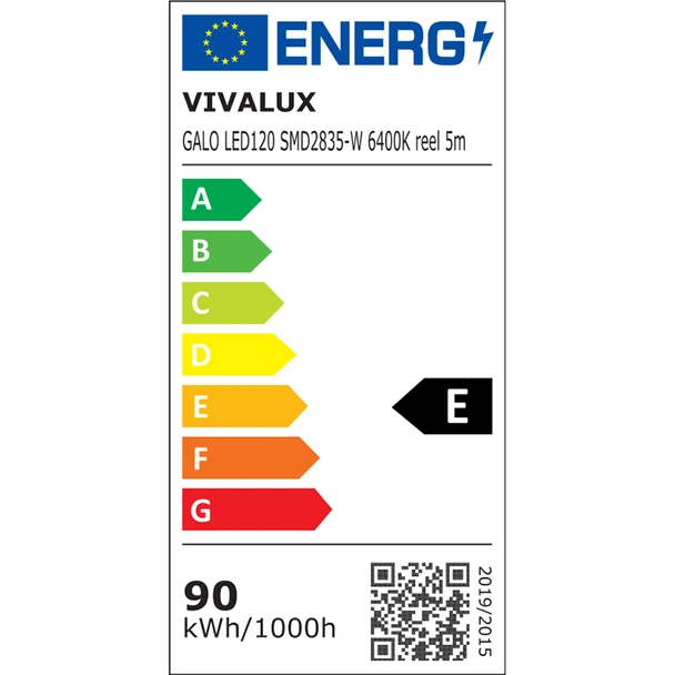 LED лента GALO LED 120 SMD2835 90W VIVALUX - Image 3