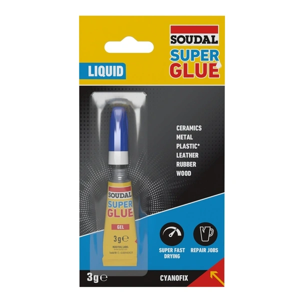 Лепило Cyanofix 3 гр SOUDAL
