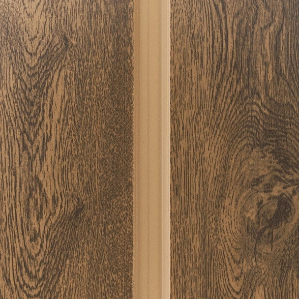 PVC ламперия 20х300 см 8 мм U-фуга Златен дъб DECOLINE - Image 2