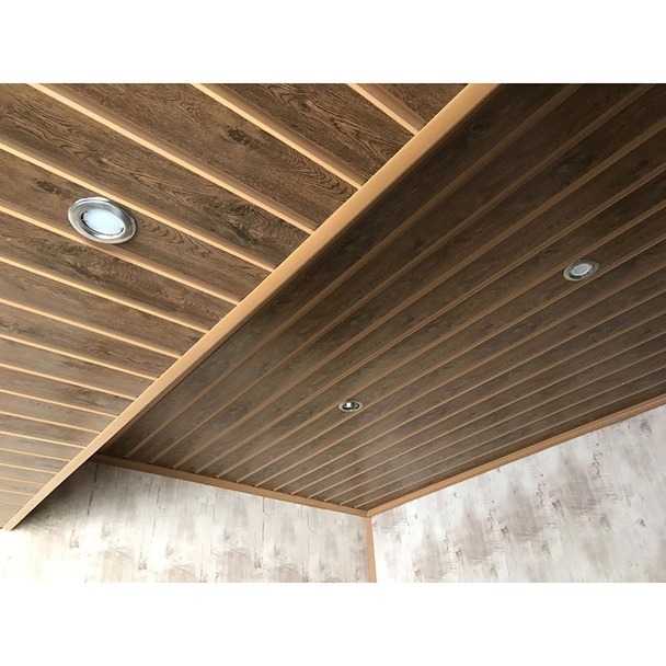 PVC ламперия 20х300 см 8 мм U-фуга Златен дъб DECOLINE - Image 3