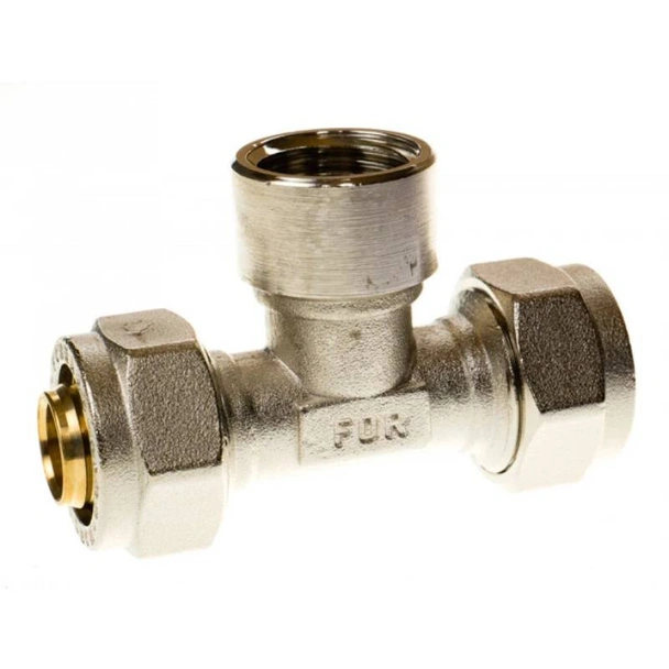 Тройник разглобяем 20 х 1/2"Ж х 20