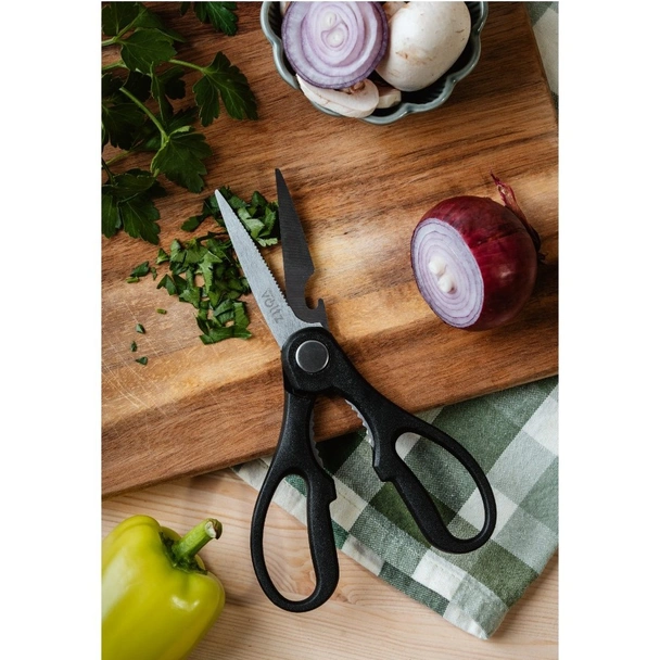 Комплект ножове с поставка черно/сребристо OLIVER VOLTZ - Image 5