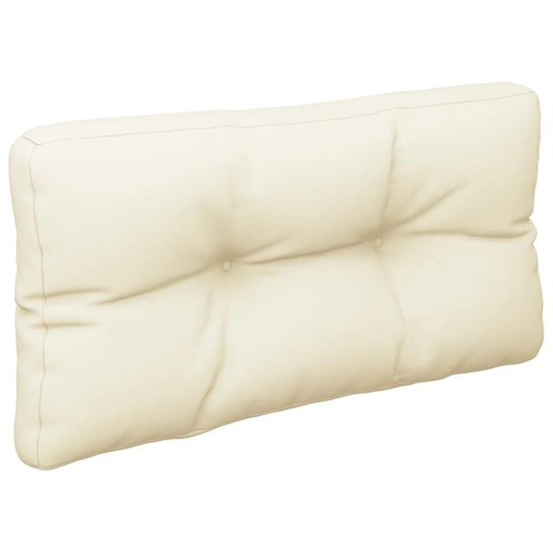 Палетна възглавница, кремава, 70x40x12 см, текстил - Image 4