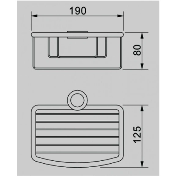 Етажерка за баня за тръба/статив Ноа ICA 339 INTER CERAMIC - Image 5