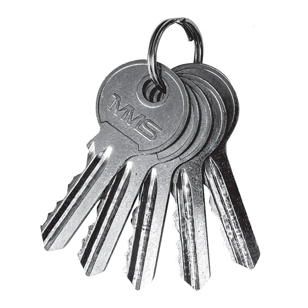 Секретен патрон с 5 ключа 63 мм месинг MMS - Image 4