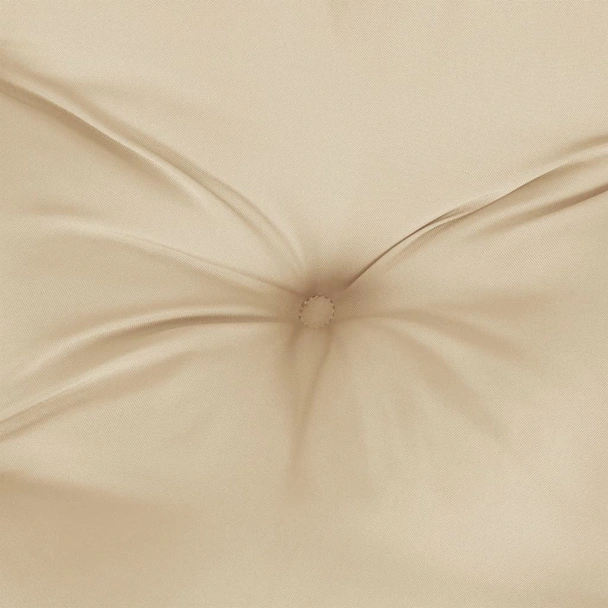 Палетна възглавница, бежова, 120x80x12 см, текстил - Image 7