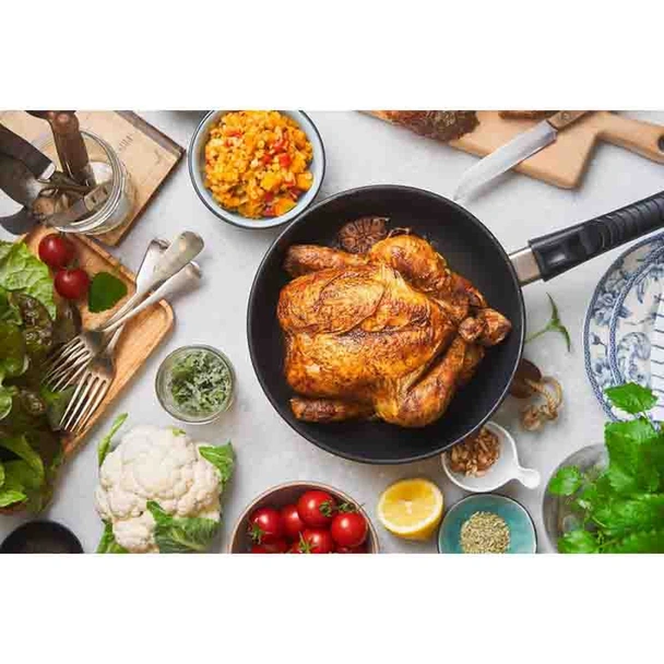 Тиган с подвижна дръжка ø24 см Ferra Induction НЕВА МЕТАЛЛ ПОСУДА - Image 5