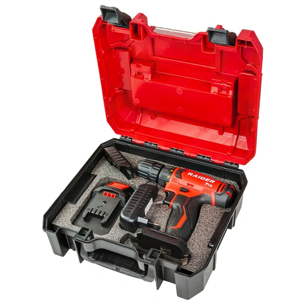 Акумулаторна бормашина с 2 скорости 10 мм RDP-SPCD20 Set RAIDER - Image 5