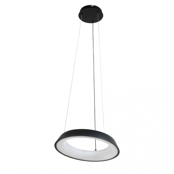 LED полилей Lulea 15 W Ø40 см черен LIGHTEX