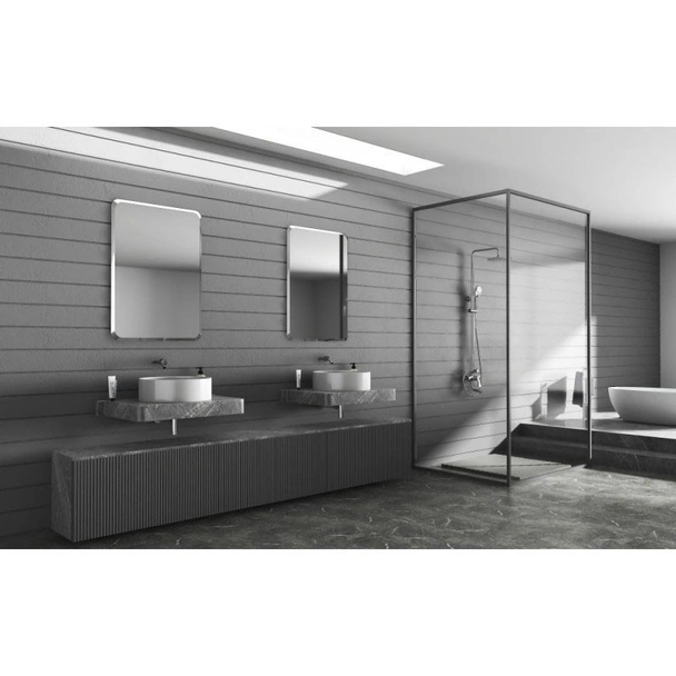 Огледало за баня 60x80 см Кристал ICM 1009/80 INTER CERAMIC - Image 3