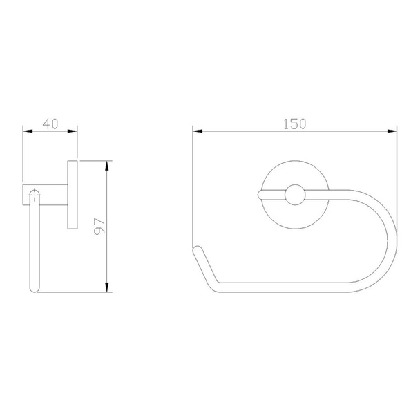 Поставка за тоалетна хартия 106 Орхидея - Image 2