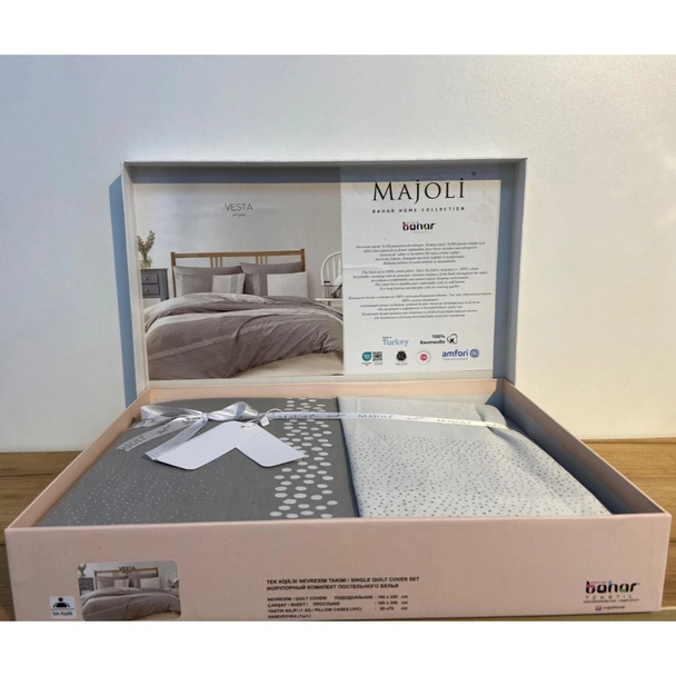 Спален комплект 4 части Графитена мекота MAJOLI - Image 2