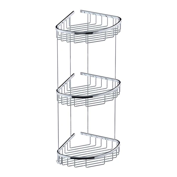 Ъглова тройна етажерка за баня A.503 DUXXA