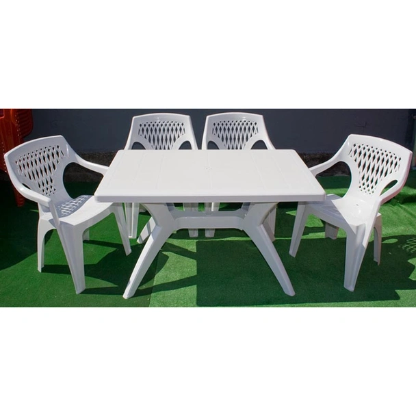 Градинска маса 120/70 см, пластмасова - Image 2