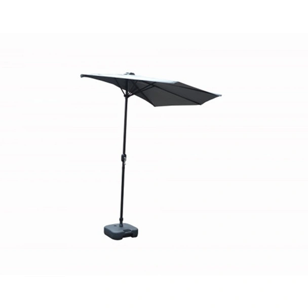 Градински чадър полукръг Ф300 см сив MY GARDEN - Image 3