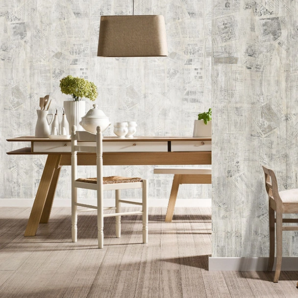 PVC ламперия 25 см 8 мм 2.65 м Newspaper VILO - Image 2