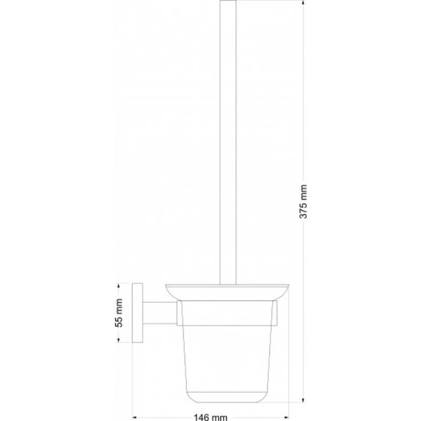 Четка за тоалетна чиния Ноа INTER CERAMIC - Image 2