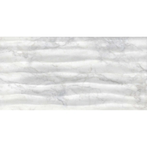 Фаянс 30x60 см Венато вълни бял 4703 KAI - Image 2