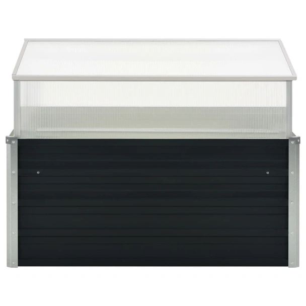 Мини парник с повдигащ покрив, 100x100x77 см, поцинкована стомана - Image 2