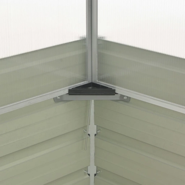 Мини парник с повдигащ покрив, 100x100x77 см, поцинкована стомана - Image 5