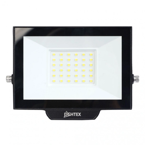 LED прожектор 30 W 6500 К черен Hero LIGHTEX