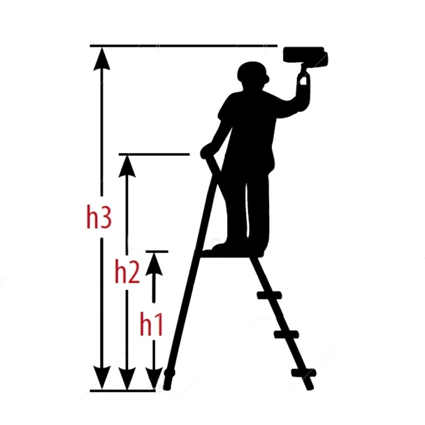 Домакинска стълба 9+1 стъпала - Image 2