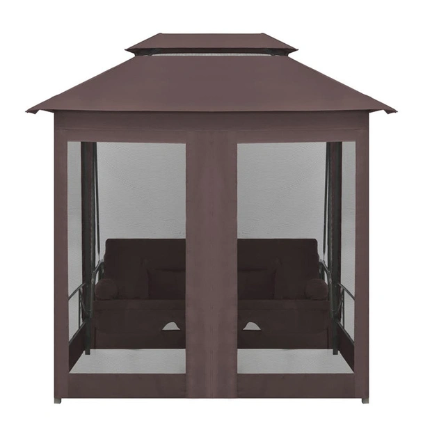 Градинска конвертируема люлка с шатра, кафе - Image 7