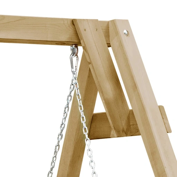 Градинска люлка, импрегниран бор, 205x150x157 см - Image 4