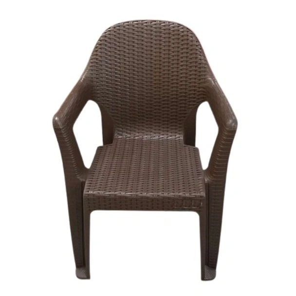 Градински стол PVC кафяв Polo MEVSIM - Image 2