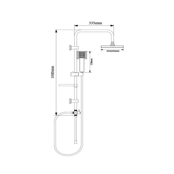 Комплект душ система и смесители Ancona FORMA VITA - Image 3