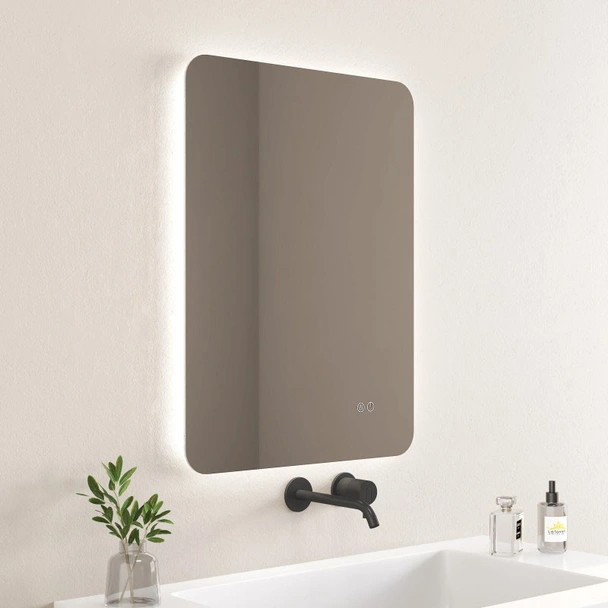 Огледало за баня с LED осветление 50x70 см Fabia INTER CERAMIC - Image 2