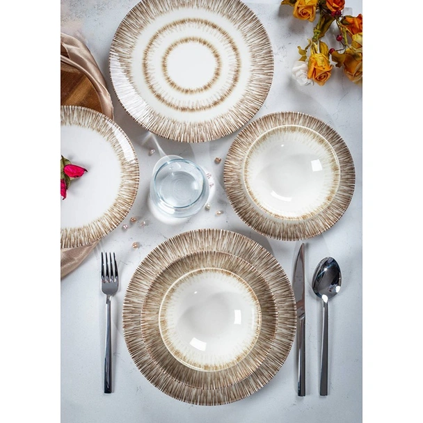 Порцеланов сервиз за хранене 24 части Ирис FARIKA - Image 2