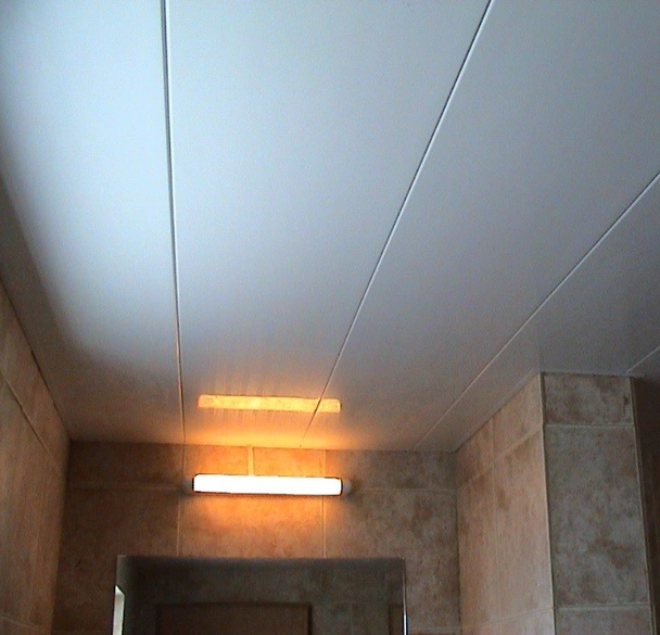 PVC ламперия 25х300 см 10 мм Бял лак без фуга DUMAPAN - Image 8