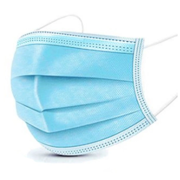 Санитарна трислойна маска с ластик 50 бр.