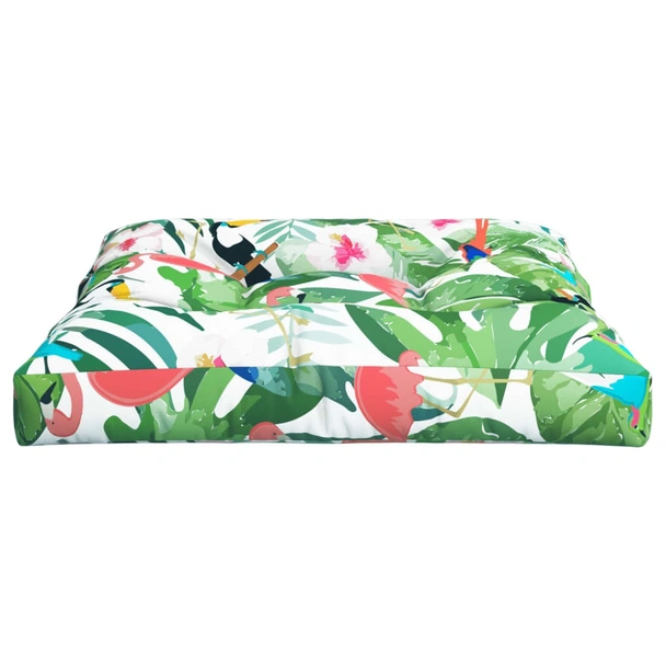 Палетна възглавница, многоцветна, 80x80x12 см, текстил - Image 6