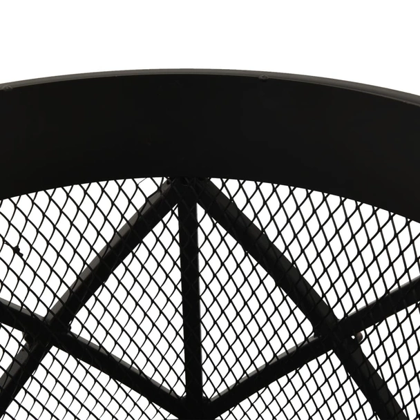 Рустик преносимо огнище с ръжен, Φ42x54 см, стомана - Image 5