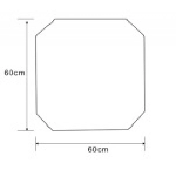 Огледало за баня 60x60 см Ирис ICM B11 INTER CERAMIC - Image 2