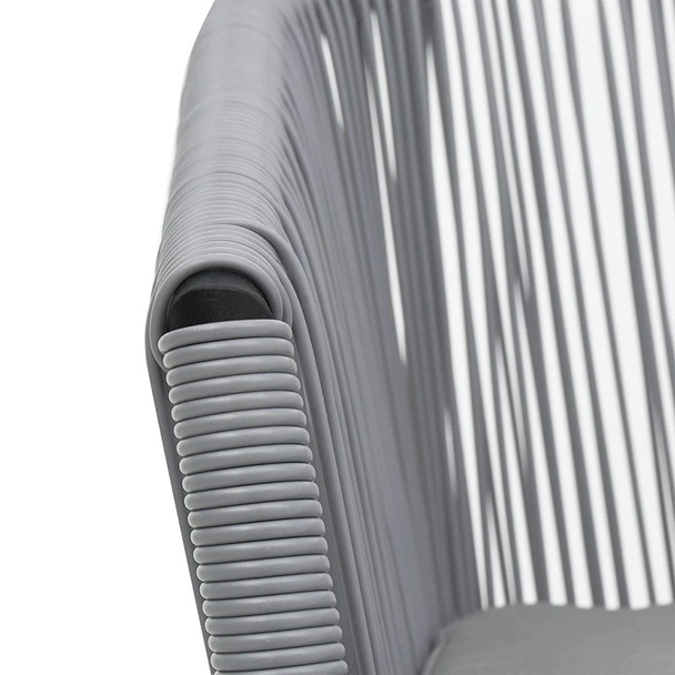 Бистро комплект от 3 части PE ратан сив - Image 10