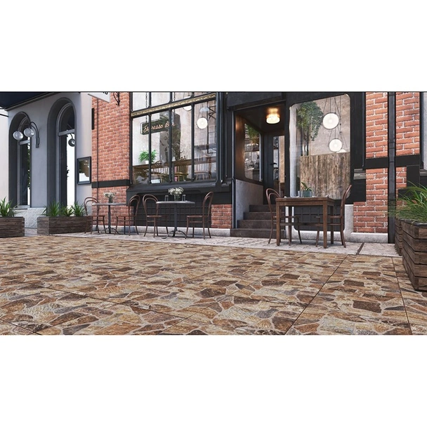 Гранитогрес 45x45 см Кастро кафяв 6568 KAI - Image 5
