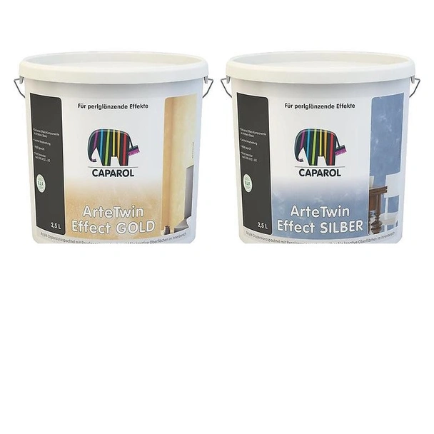 Шпакловка декор. capadecor artetwin effect gold 2,5л caparol