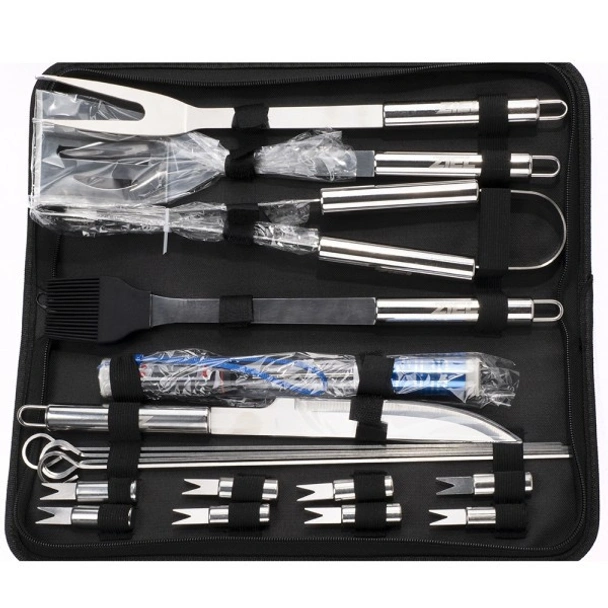 Комплект аксесоари за барбекю 18 части в калъф Grill ZIEL - Image 2