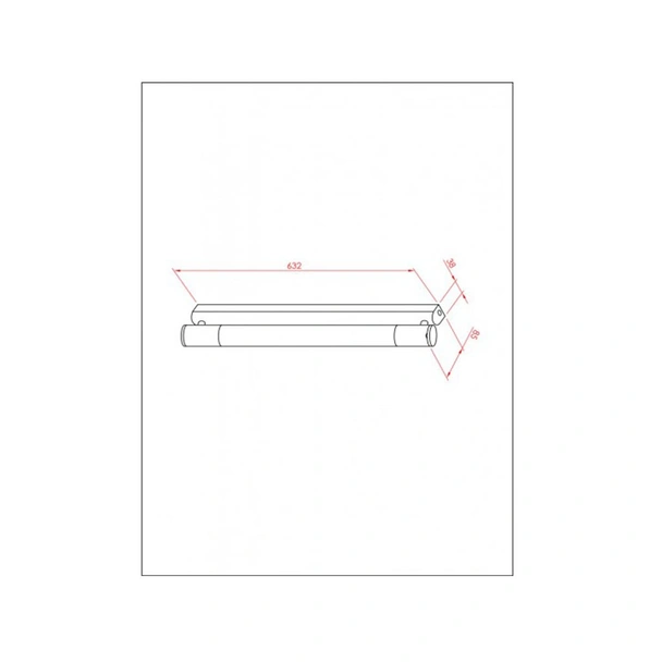 LED осветително тяло за баня  63.2x8.5x3.8 см хром INTER CERAMIC - Image 2