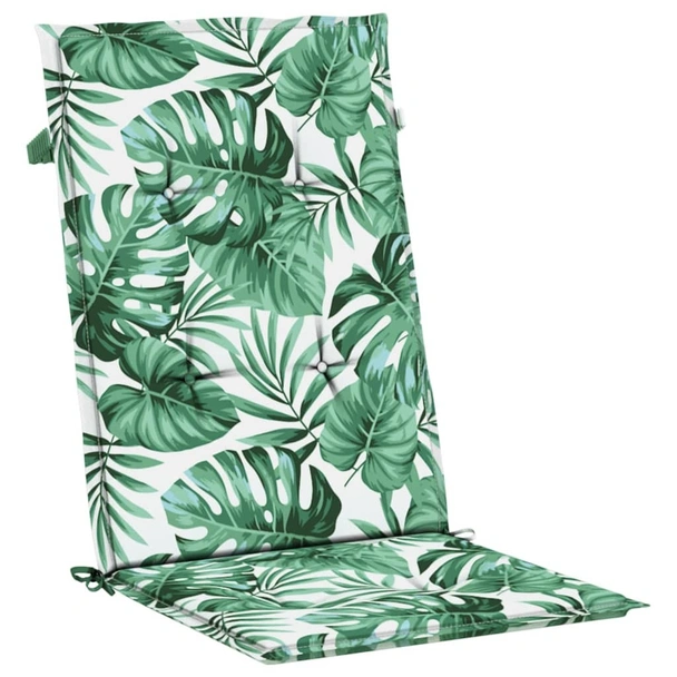 Възглавници за столове  2 бр на зелени листа текстил - VL361244 - Image 5