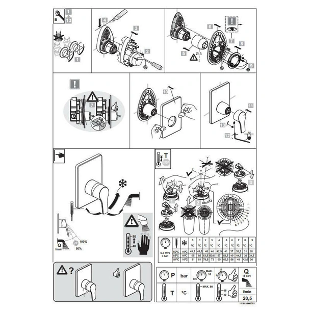 Вграден смесител за вана/душ Posh VIDIMA - Image 4