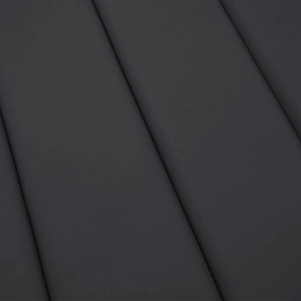 Шалте за шезлонг - черно - 186x58x4 см - Оксфорд плат - VL314165 - Image 6