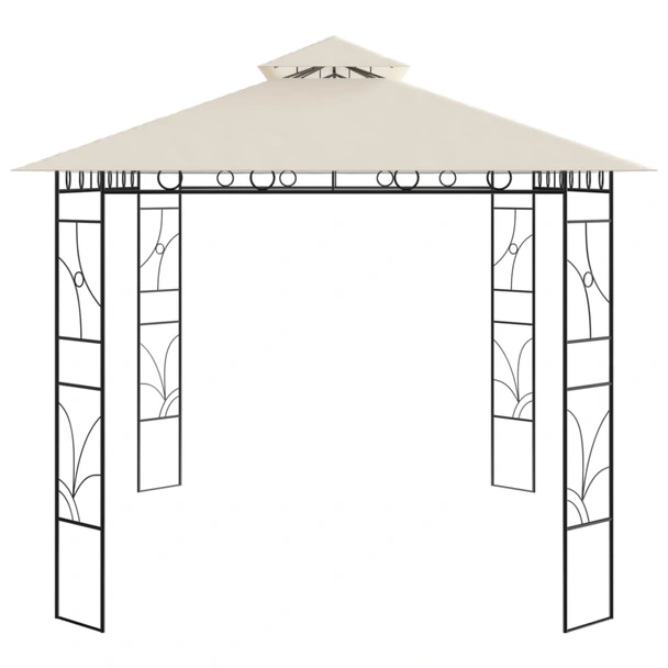 Шатра, 4x3x2,7 м, кремава, 160 г/м² - Image 3