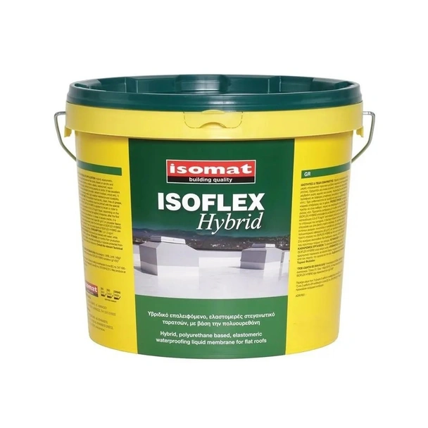 Течна хидроизолация 13 кг бяла Isoflex Hybrid IZOMAT