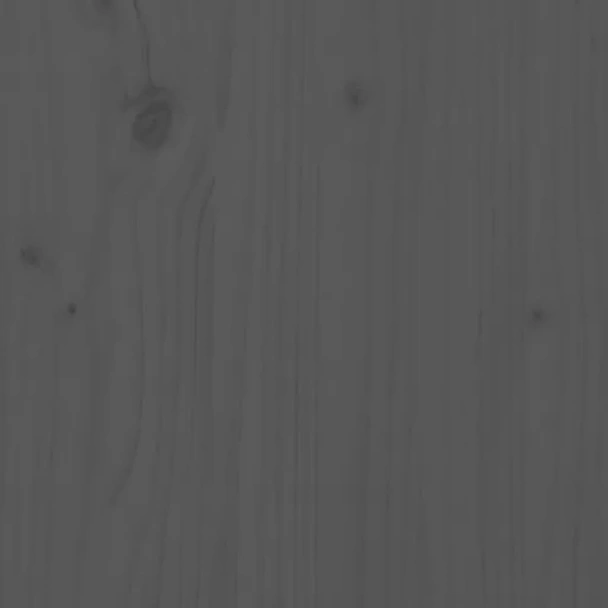 Градинска пейка сива 109x44x45 см борово дърво масив - VL824006 - Image 7