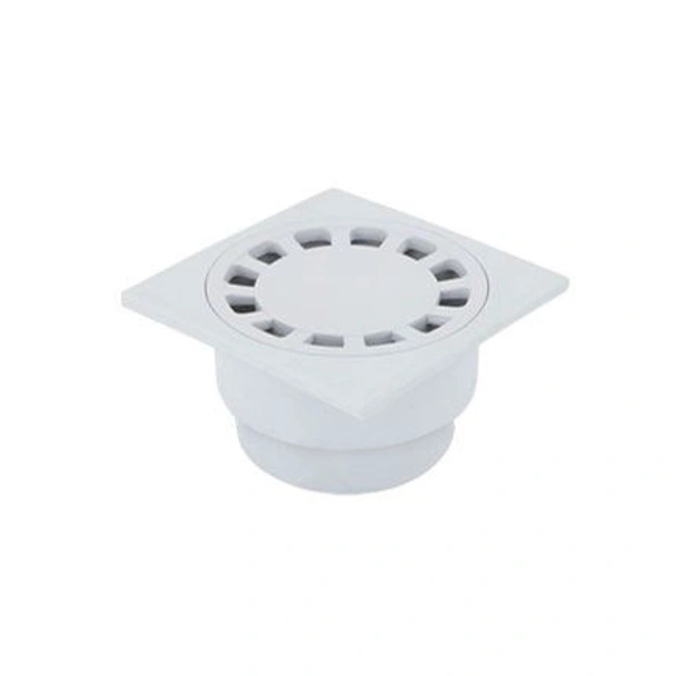 PVC вертикален сифон за тераси 15x15 см Ø100 мм Mesa Teknik